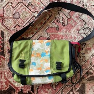 Limited Edition Vespa Timbuk2 Messenger Bag with Colorful Pattern